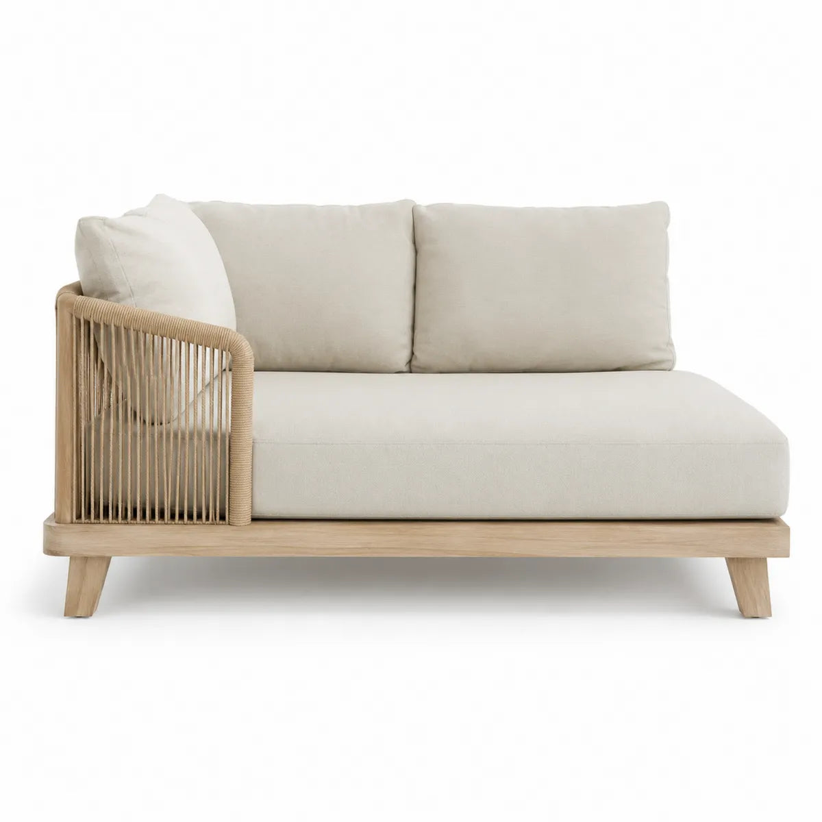 Sofa ogrodowa z tkaniny poliestrowej 180x90x75 cm